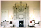 The Lounge with the 
magnificent fireplace